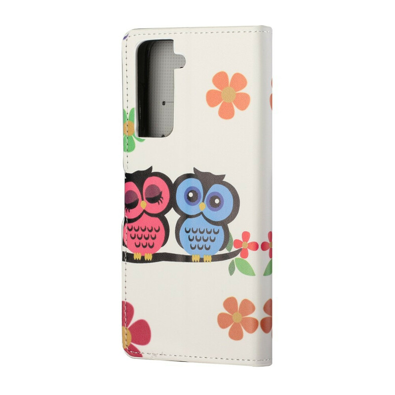 Case Samsung Galaxy S21 5G Couple of Owls