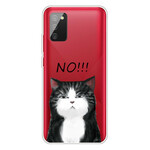 Case Samsung Galaxy A02s The Cat That Says No