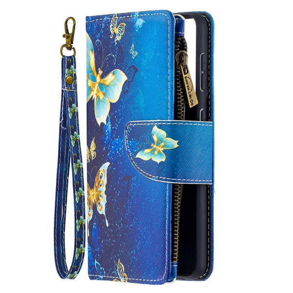 Samsung Galaxy S21 5G Case Zipped Pocket Butterflies