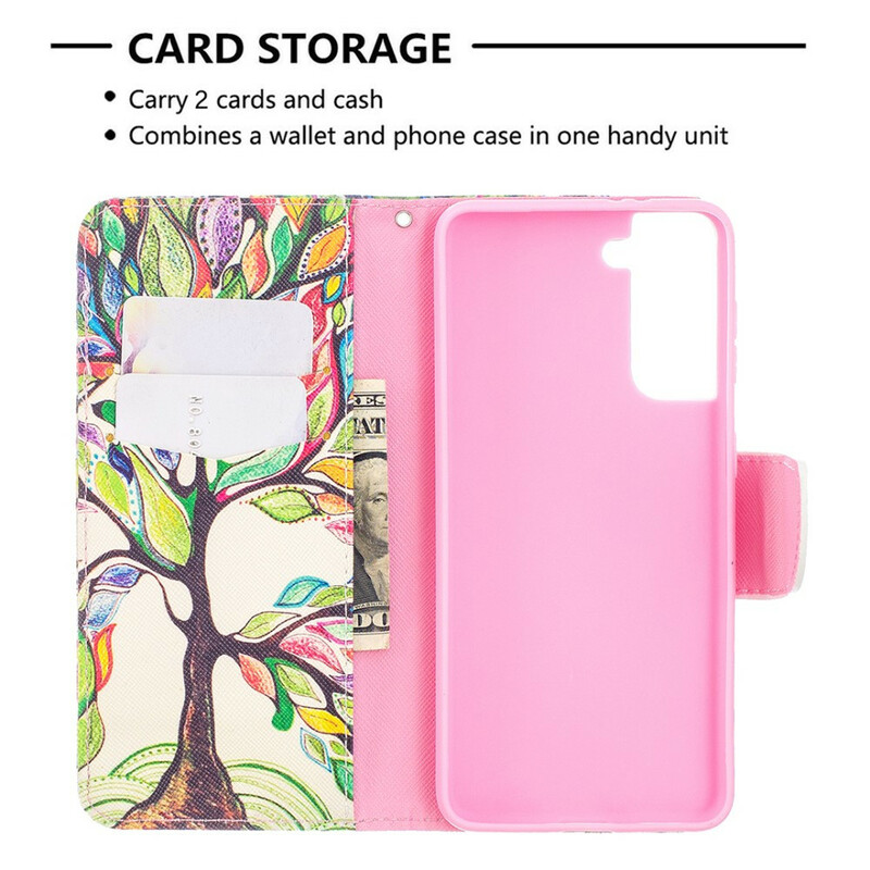 Case Samsung Galaxy S21 5G Colorful Tree
