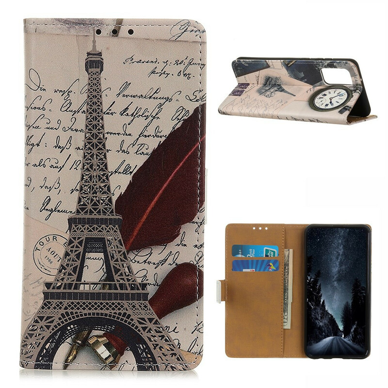 Case Samsung Galaxy A02s Eiffel Tower of the Poet