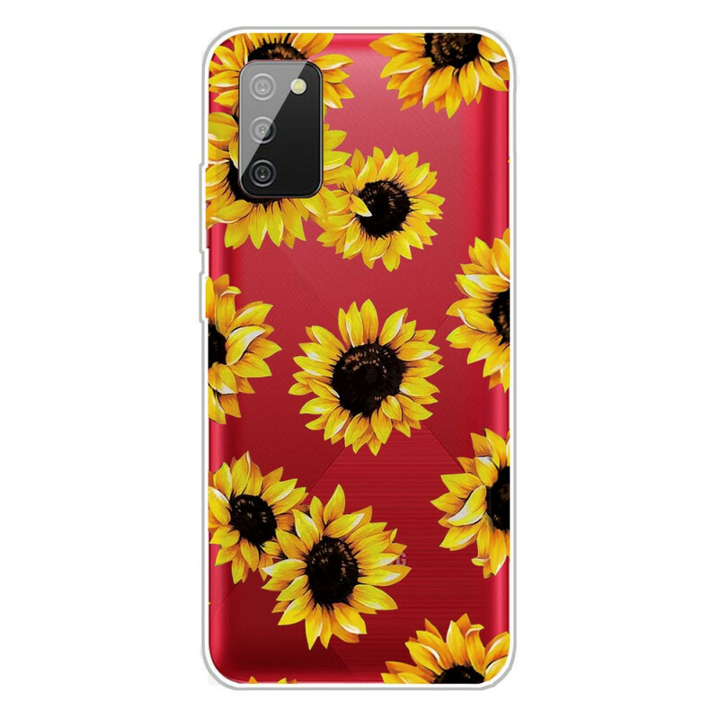 Case Samsung Galaxy A02s Sunflowers