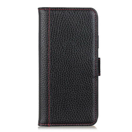 Case Samsung Galaxy A02s Leather Effect Lychee Seams