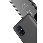 View Cover Samsung Galaxy M51 Miroir et Simili Cuir