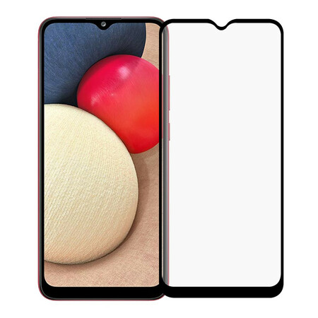Edge tempered glass protection for Samsung Galaxy A02s screen