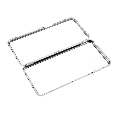 Samsung Galaxy M51 Metal and Tempered Glass Case
