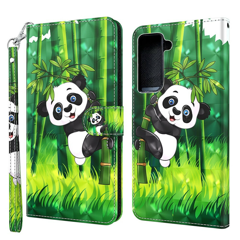 Cover Samsung Galaxy S21 Plus 5G Panda et Bambou