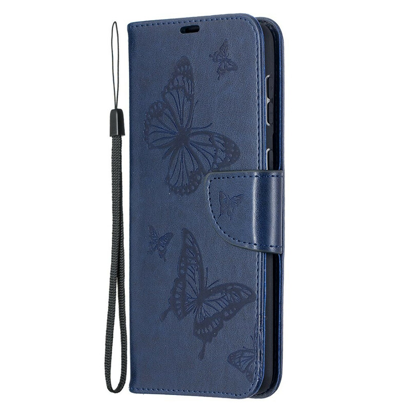 Samsung Galaxy S21 Plus 5G Case Butterflies and Oblique Flap