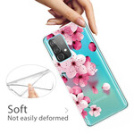 Case Samsung Galaxy A72 5G Small Pink Flowers