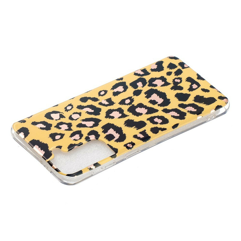 Samsung Galaxy S21 Plus 5G Marble Leopard Style Case