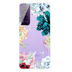 Samsung Galaxy S21 5G Watercolor Flower Case