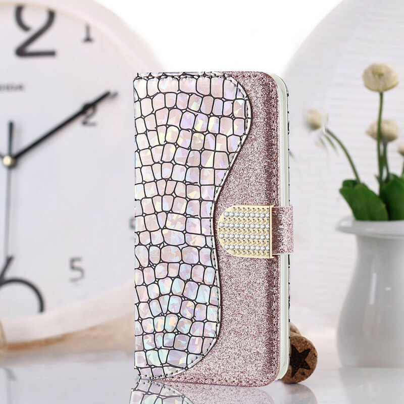 Housings Samsung Galaxy S21 Plus 5G Croco Diamants