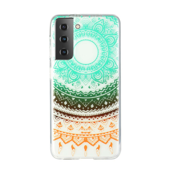 Samsung Galaxy S21 Plus 5G Clear Mandala Flower Case