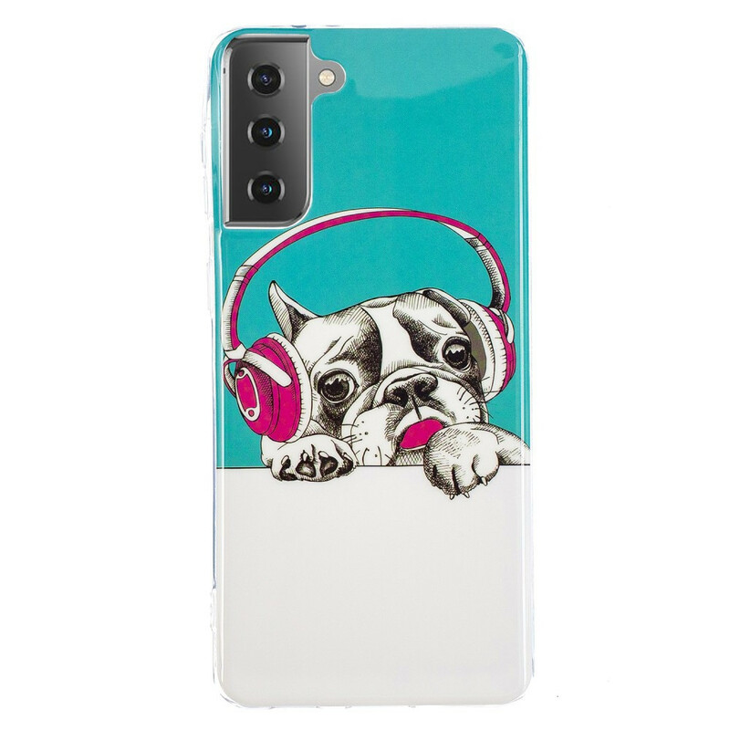 Samsung Galaxy S21 5G Fluorescent Dog Case