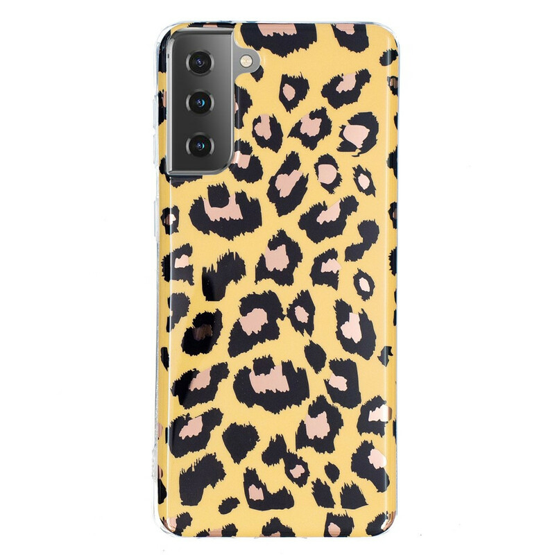 Samsung Galaxy S21 5G Marble Leopard Style Case