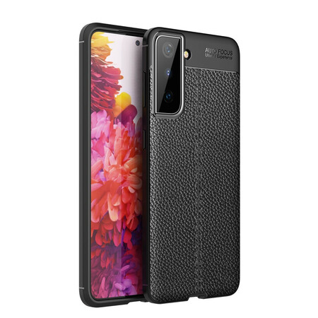 Samsung Galaxy S21 5G Leather Case Lychee Effect Double Line