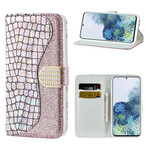 Cover Samsung Galaxy S21 5G Croco Diamants