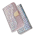 Cover Samsung Galaxy S21 5G Croco Diamants