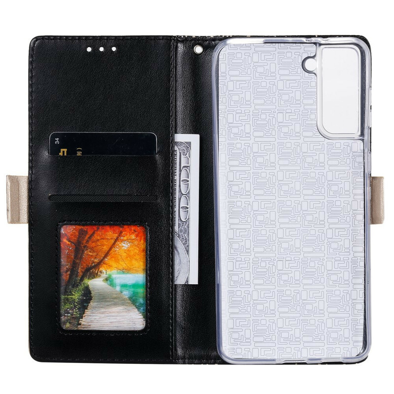 Case Samsung Galaxy S21 5G Lace Purse with Strap