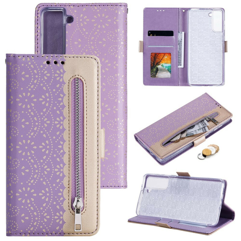 Case Samsung Galaxy S21 5G Lace Purse with Strap