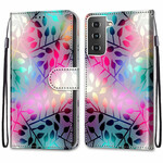 Samsung Galaxy S21 5G Case Neon Leaves