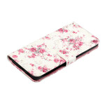 Case Samsung Galaxy S21 5G Flowers Light Spots with Strap