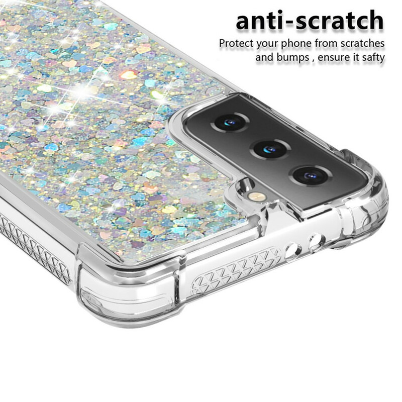Samsung Galaxy S21 5G Glitter Case