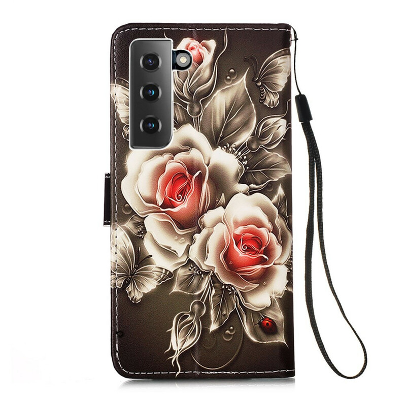 Case Samsung Galaxy S21 5G Golden Roses