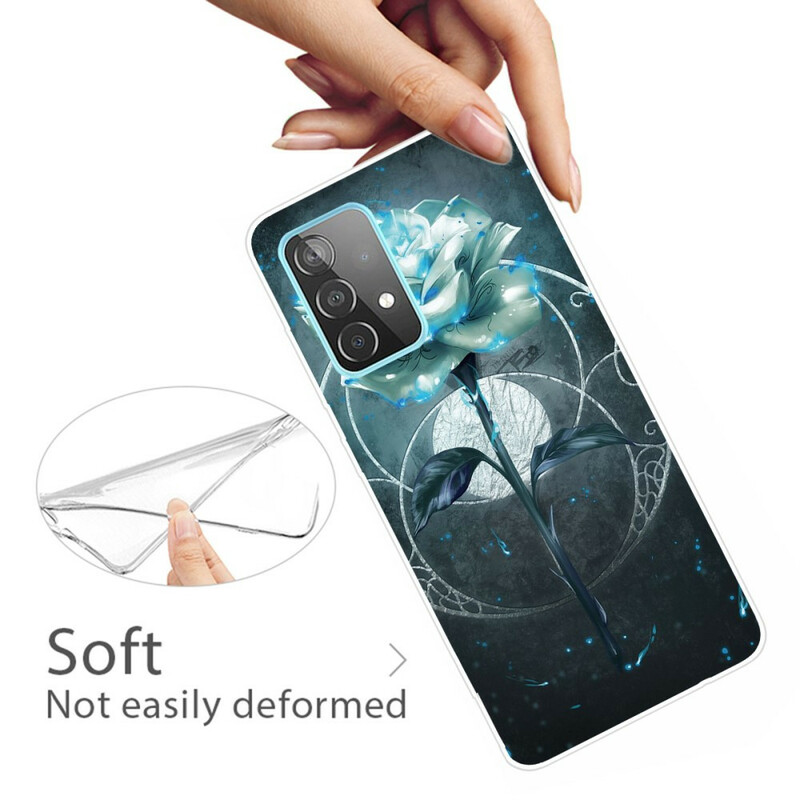 Case Samsung Galaxy A72 5G Flexible Rose Verte
