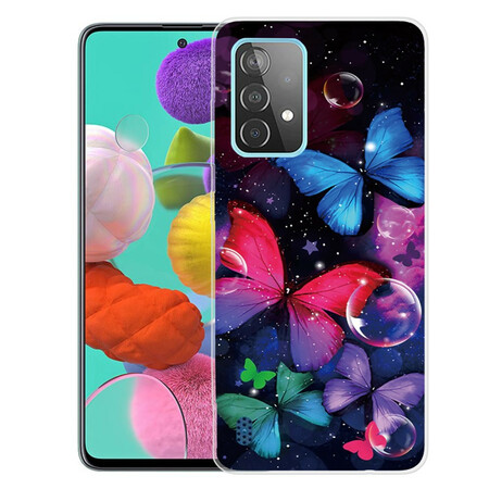 Case Samsung Galaxy A72 5G Flexible Butterflies