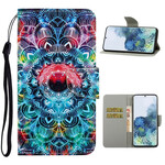 Samsung Galaxy S21 5G Flashy Mandala Strap Case