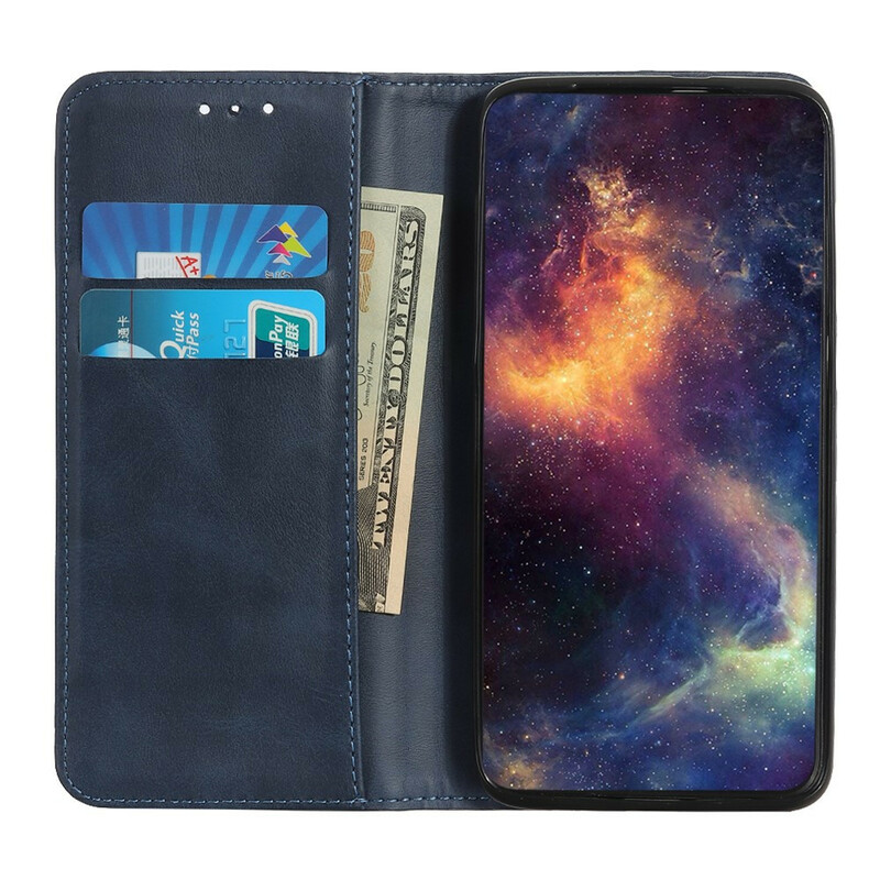 Flip Cover Samsung Galaxy S21 Plus 5G Cuir Fendu Vintage