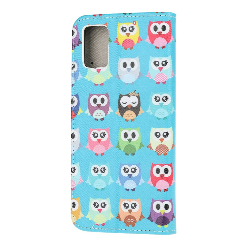 Cover Samsung Galaxy A52 5G Multiples Hiboux