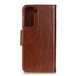 Cover Samsung Galaxy S21 5G Cuir Nappa Fendu