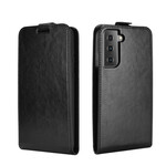 Cover Samsung Galaxy S21 5G Rabat Vertical Effet Cuir