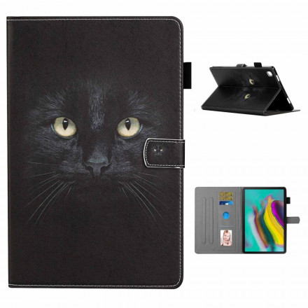 Samsung Galaxy Tab A7 (2020) Katzenaugen Hülle Schwarz