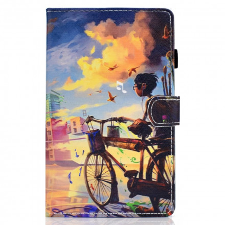 Hülle Samsung Galaxy Tab A7 (2020) Fahrrad Art