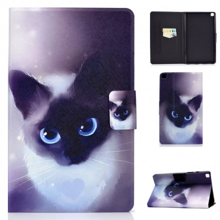 Hülle Samsung Galaxy Tab A7 (2020) Katze Blaue Augen