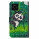 Google Pixel 5 Hülle Panda und Bambus