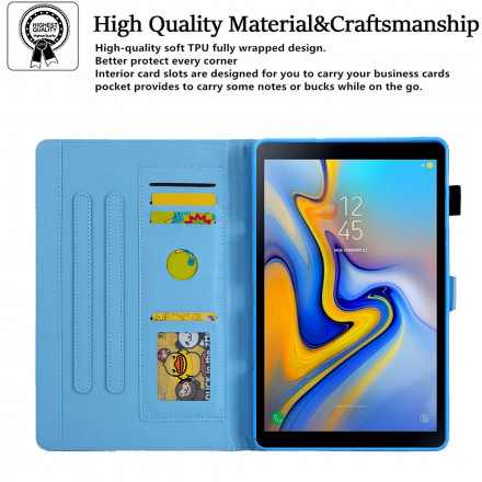Samsung Galaxy Tab A7 (2020) Marmor Geometrisch Hülle