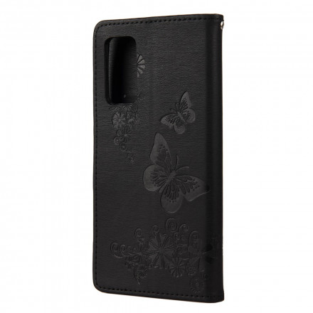 Samsung Galaxy A52 5G Splendid Butterflies RiemenHülle