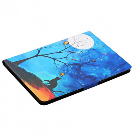 Hülle Samsung Galaxy Tab A7 (2020) Baum mit Mond und Sonne