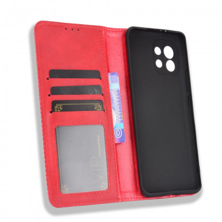 Flip Cover Xiaomi Mi 11 Vintage Stylished Leather Effect