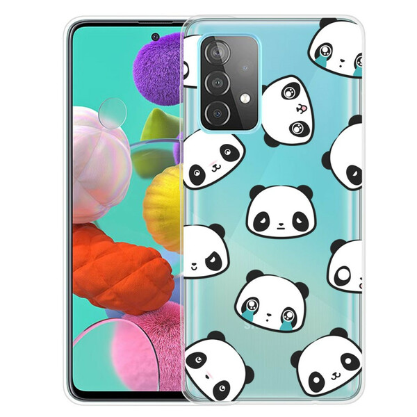 Samsung Galaxy A32 5G Pandas Sentimental Cover