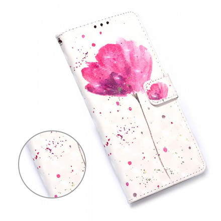 Samsung Galaxy A32 5G Mohnblume Aquarell Tasche