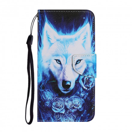 Samsung Galaxy A32 5G Wolf Tasche Weiß