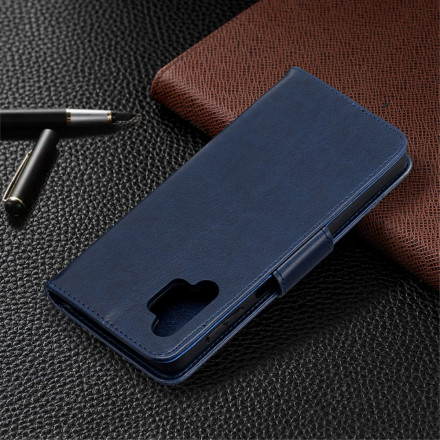 Hülle Samsung Galaxy A32 5G Die fliegenden Schmetterlinge mit Lanyard