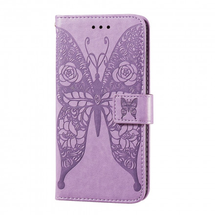 Hülle Samsung Galaxy A32 5G Schmetterlinge Blumenmuster