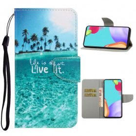 Samsung Galaxy A52 5G Live It Tasche mit Riemen