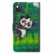 Google Pixel 4a Hülle Panda und Bambus